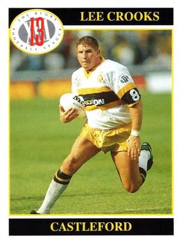 1991 Merlin Rugby League #24 Lee Crooks Front